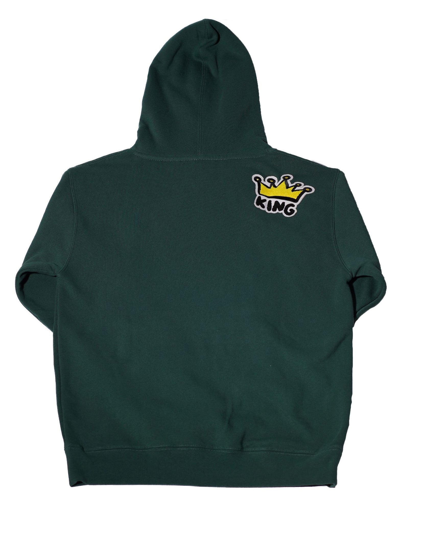 Black King Hoodie - Green