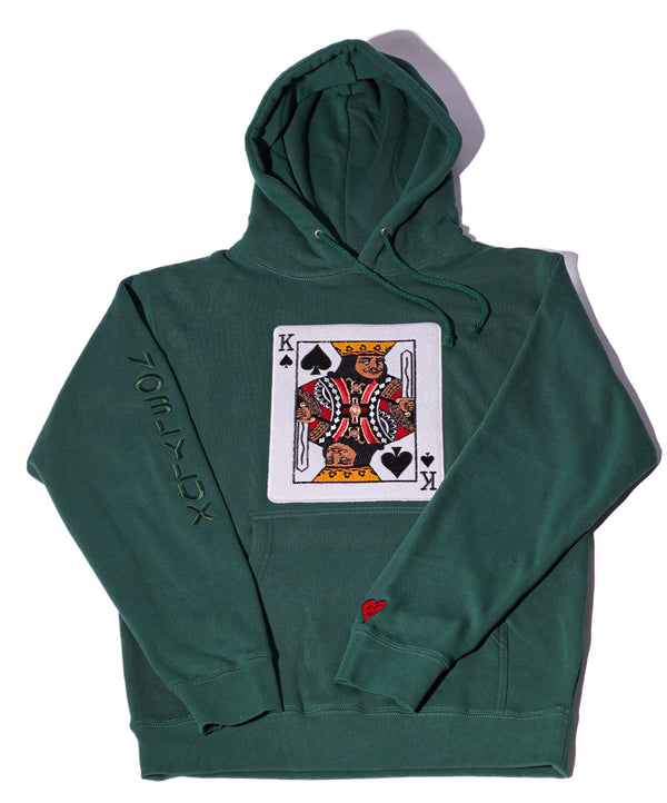 Black King Hoodie - Green