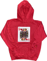 Black Queen Hoodie - Red