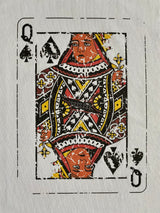 Distressed Black Queen - Spades (W)