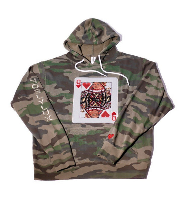 Black Queen Hoodie - Camo